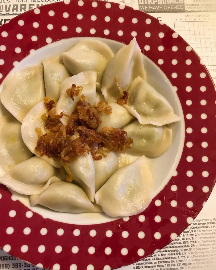 Những chiếc bánh Pelmeni nhỏ xinh biểu tượng đặc sản ở Moscow. Nguồn: _minnieeats_
