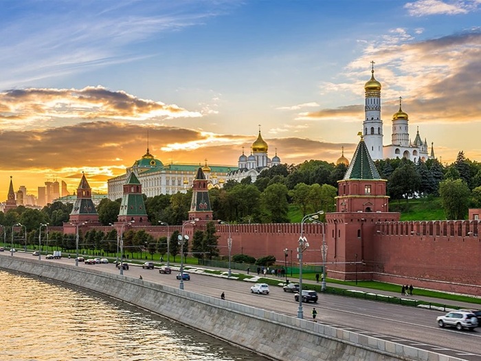 Điện Kremlin - Trái tim nước Nga thu hút hàng triệu du khách mỗi năm. Nguồn: welcome_2_russia