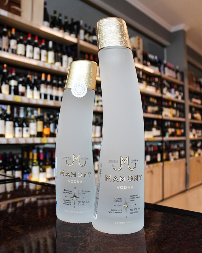 Thiết kế khác biệt tạo nên dấu ấn cho dòng Mamont Vodka. Nguồn: eurowinekzn