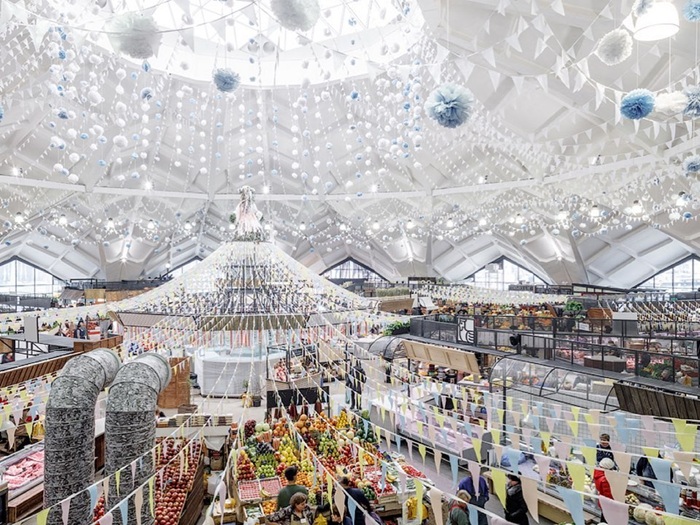 Chợ Danilovsky quy tụ nhiều món ăn đường phố ở thành phố Moscow. Nguồn: food.market.architects
