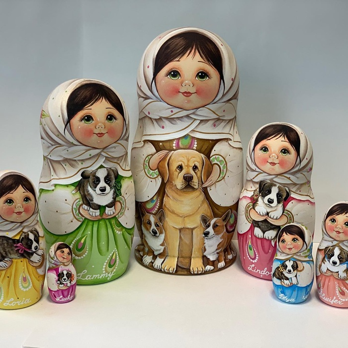Sự sáng tạo không giới hạn của búp bê Author’s Matryoshka. Nguồn: matryoshehka.doll