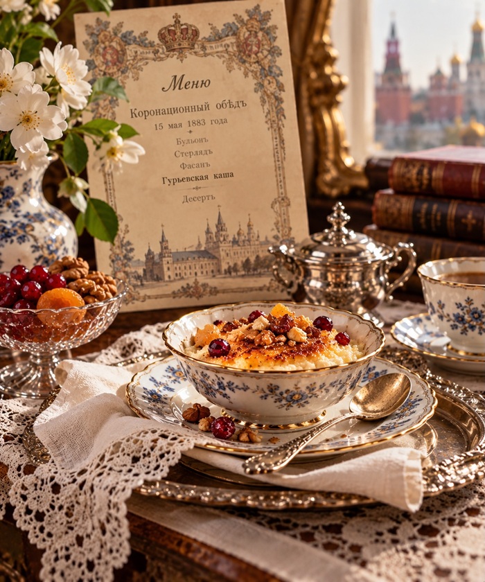 Khám phá món cháo ngọt Guryev độc đáo của Saint Petersburg. Nguồn: agalarova_textil